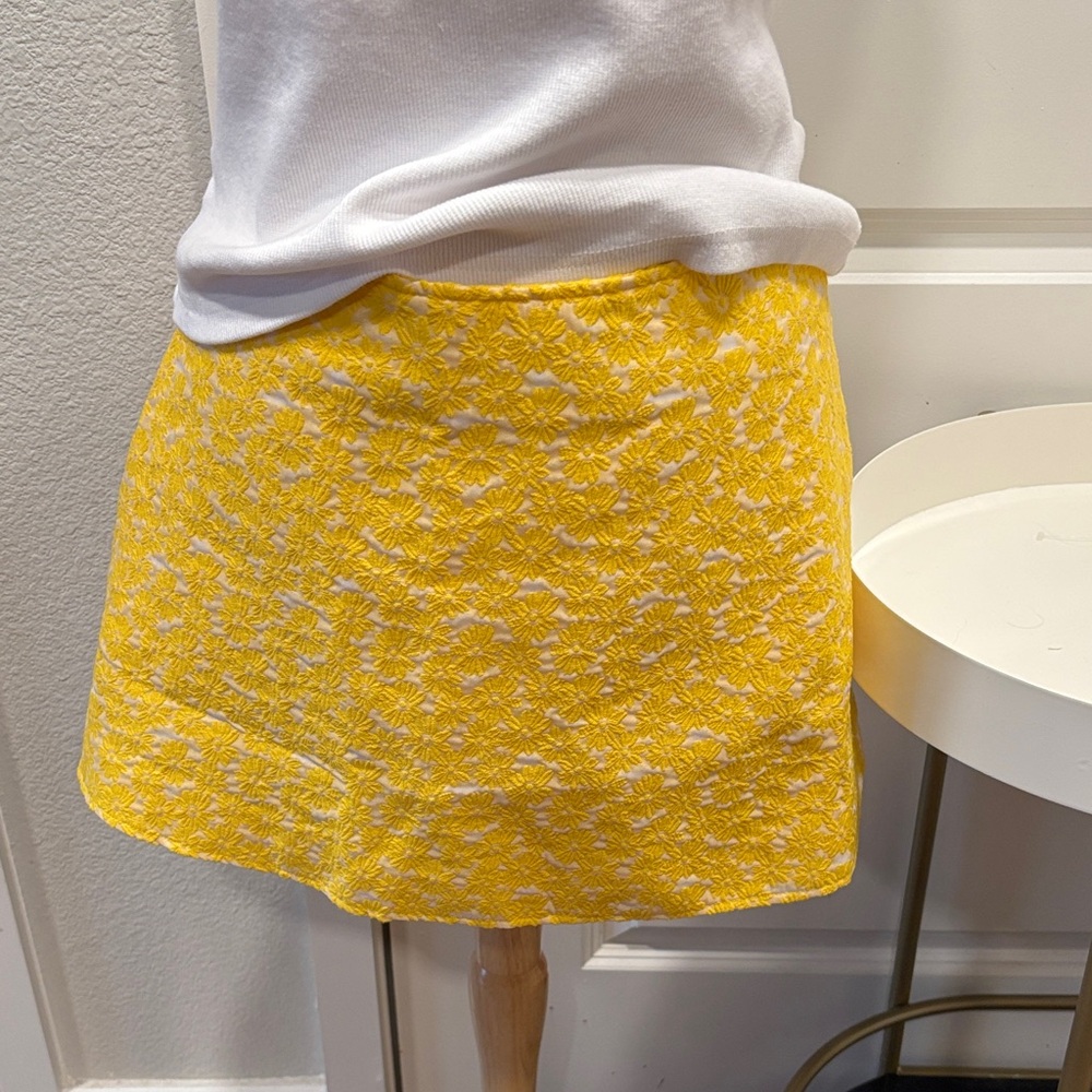 NWT Tuckernuck Sunny Yellow A-Line Skirt